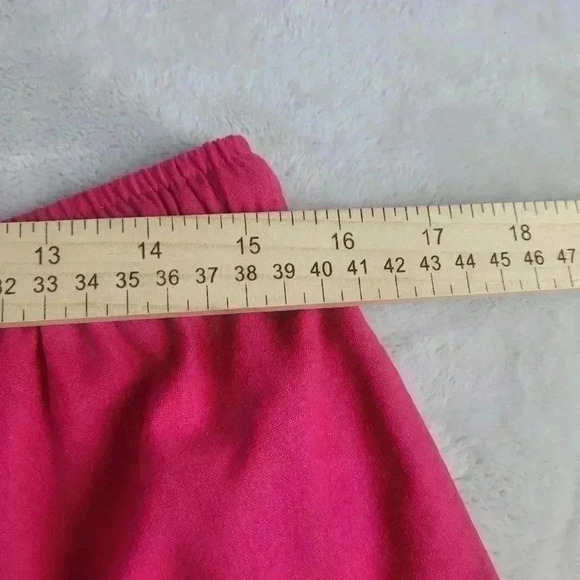 Drapers and Damons Women’s Silk Pink Shorts Elastic Waist 9" Inseam Sz Lg - Picture 4 of 6